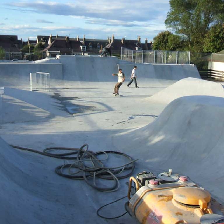 Sprayed Concrete Skateboard Service